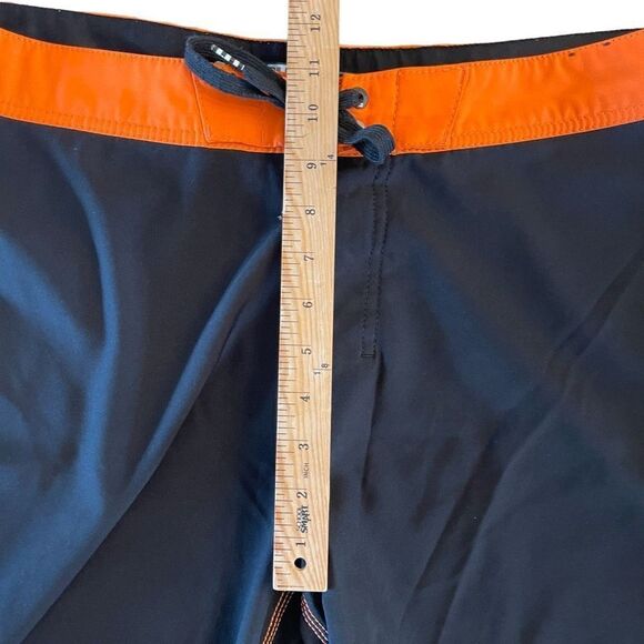 Billabong Platinum PX3 Performance Board Shorts Swimwear Black Orange Sz 36 - Picture 7 of 9